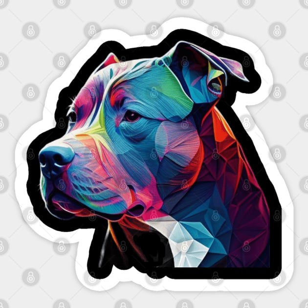 Blue Nose Pitbull Legacy: Honor and Strength Sticker by IamActiveDog